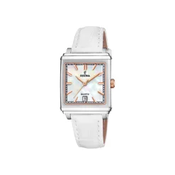 FESTINA Montre On The Square Nacre Blanche* Montres Petits Prix