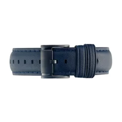 Online FOSSIL Montre Grant 2 Tons cadran noir fond noir bracelet cuir bleu