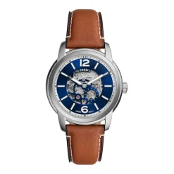 FOSSIL Montre Heritage Bleu* Montres Squelettes|Montres Automatiques