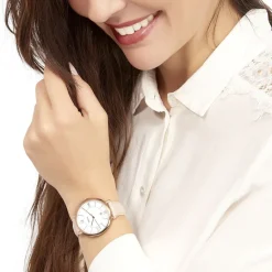 Clearance FOSSIL Montre Jacqueline Blanc