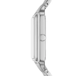 FOSSIL Montre Raquel Blanc cadran argenté fond blanc bracelet acier argenté