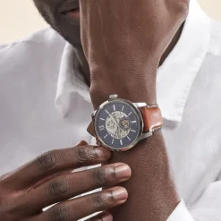 FOSSIL Montre Townsman Auto Bleu* Montres Squelettes|Montres Classiques