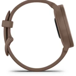 Sale GARMIN Montre Vivomove Sport Chocolat cadran chocolat fond chocolat bracelet silicone chocolat