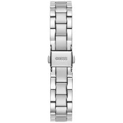 GUESS Montre Mini Luna Argenté cadran argenté fond argenté bracelet acier argenté