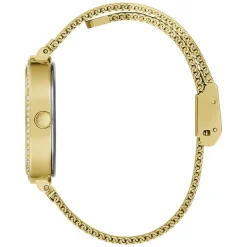 New GUESS Montre Tapestry Doré cadran doré fond doré bracelet acier doré