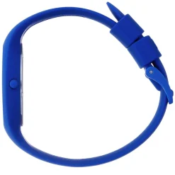 Clearance ICE WATCH Montre Colour Bleu cadran argenté fond bleu bracelet silicone bleu