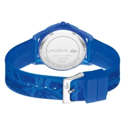 Discount LACOSTE Montre Rider Bleu cadran bleu fond bleu bracelet silicone bleu