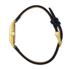 Discount LIP Montre Churchill T13 Champagne cadran doré fond champagne bracelet cuir de vache noir