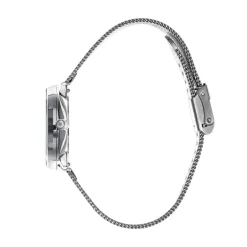 New LIP Montre Himalaya Dauphine 29 Bleu cadran argenté fond bleu bracelet acier argenté