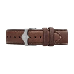 Hot LIP Montre Himalaya Squelette Argenté cadran argenté fond argenté bracelet cuir marron