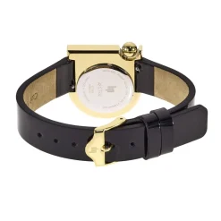 Discount LIP Montre Mach 2000 Mini Moon Doré cadran doré fond doré bracelet cuir de vache noir