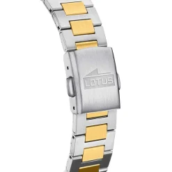 Discount LOTUS Montre Freedom Collection Nacre cadran argenté fond nacre bracelet acier bicolore