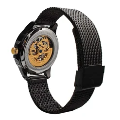 MONTIGNAC Montre Round Automatique Noir* Montres Made In France|Montres Automatiques