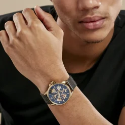 MONTIGNAC Montre Round Automatique Noir* Montres Made In France|Montres Tendances