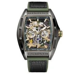 MONTIGNAC Montre Tonneau Multicolore* Montres Made In France