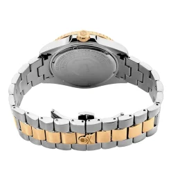 Best PHILIPP PLEIN Montre Gmt-i Challenger Vert cadran bicolore fond vert bracelet acier bicolore