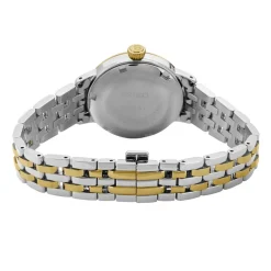 Best SEIKO Montre Presage Cocktail Champagne cadran bicolore fond champagne bracelet acier bicolore