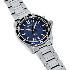 Hot SEIKO Montre Sport Kinetic Bleu