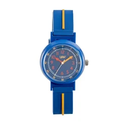 Hot UPP Montre Beatty Bleu cadran bleu fond bleu bracelet plastique bleu