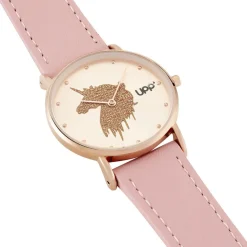 New UPP Montre Solene Doré Rose cadran doré rose fond doré rose bracelet synthétique rose
