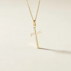 Histoire d'Or Pendentif Alyssa Croix Or Jaune* Pendentifs|Pendentifs