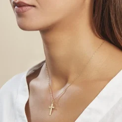 Histoire d'Or Pendentif Alyssa Croix Or Jaune* Pendentifs|Pendentifs
