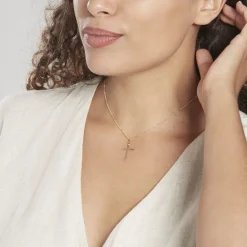 Histoire d'Or Pendentif Alyssa Croix Or Jaune* Pendentifs|Pendentifs