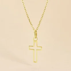 Histoire d'Or Pendentif Alyssa Croix Or Jaune* Pendentifs|Pendentifs