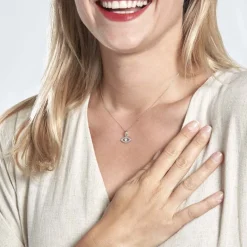 Histoire d'Or Pendentif Amelot Argent Blanc Oxyde De Zirconium