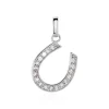 Discount Histoire d'Or Pendentif Amelot Argent Blanc Oxyde De Zirconium