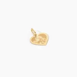 Histoire d'Or Pendentif Ange Coeur Or Jaune