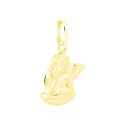 Discount Histoire d'Or Pendentif Ange Endormi Or Jaune