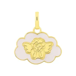 Histoire d'Or Pendentif Ange Nuage Or Jaune* Bijoux Personnalisés|Pendentifs