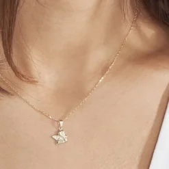 Histoire d'Or Pendentif Ange Penseur Or Jaune* Pendentifs|Pendentifs