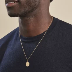 Histoire d'Or Pendentif Ange Rond Or Jaune* Bijoux Personnalisés|Pendentifs