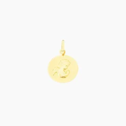 Histoire d'Or Pendentif Ange Rond Or Jaune* Bijoux Personnalisés|Pendentifs