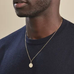 Histoire d'Or Pendentif Ange Rond Or Jaune* Bijoux Personnalisés|Pendentifs