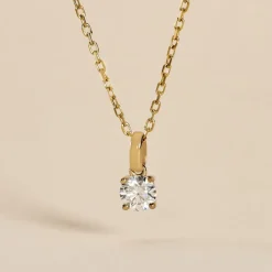 Online Histoire d'Or Pendentif Aphrodite or jaune diamant