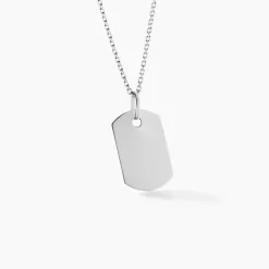 Histoire d'Or Pendentif Aymerik Argent Blanc* Bijoux Personnalisés|Pendentifs