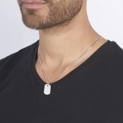 Histoire d'Or Pendentif Aymerik Argent Blanc* Bijoux Personnalisés|Pendentifs