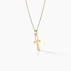 Histoire d'Or Pendentif Basilissa Croix De Vie Or Jaune* Pendentifs|Pendentifs