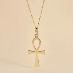 Histoire d'Or Pendentif Basilissa Croix De Vie Or Jaune* Pendentifs|Pendentifs