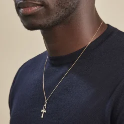 Histoire d'Or Pendentif Basilissa Croix De Vie Or Jaune* Pendentifs|Pendentifs