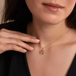 Hot Histoire d'Or Pendentif Baylee Or Jaune Topaze Oxyde De Zirconium