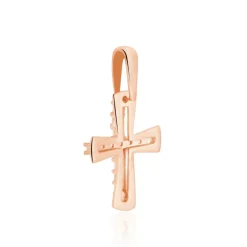 Histoire d'Or Pendentif Canice Croix Or Rose Oxyde De Zirconium* Pendentifs|Pendentifs
