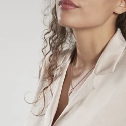 Histoire d'Or Pendentif Canice Croix Or Blanc Oxyde De Zirconium* Pendentifs|Pendentifs