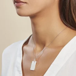 New Histoire d'Or Pendentif Ceren Argent Blanc