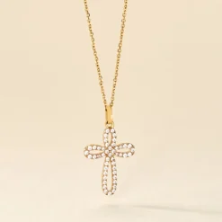 Histoire d'Or Pendentif Chastity Or Jaune Oxyde De Zirconium* Pendentifs|Pendentifs