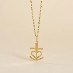 Histoire d'Or Pendentif Cobeia Croix De Camargue Or Jaune* Pendentifs|Pendentifs