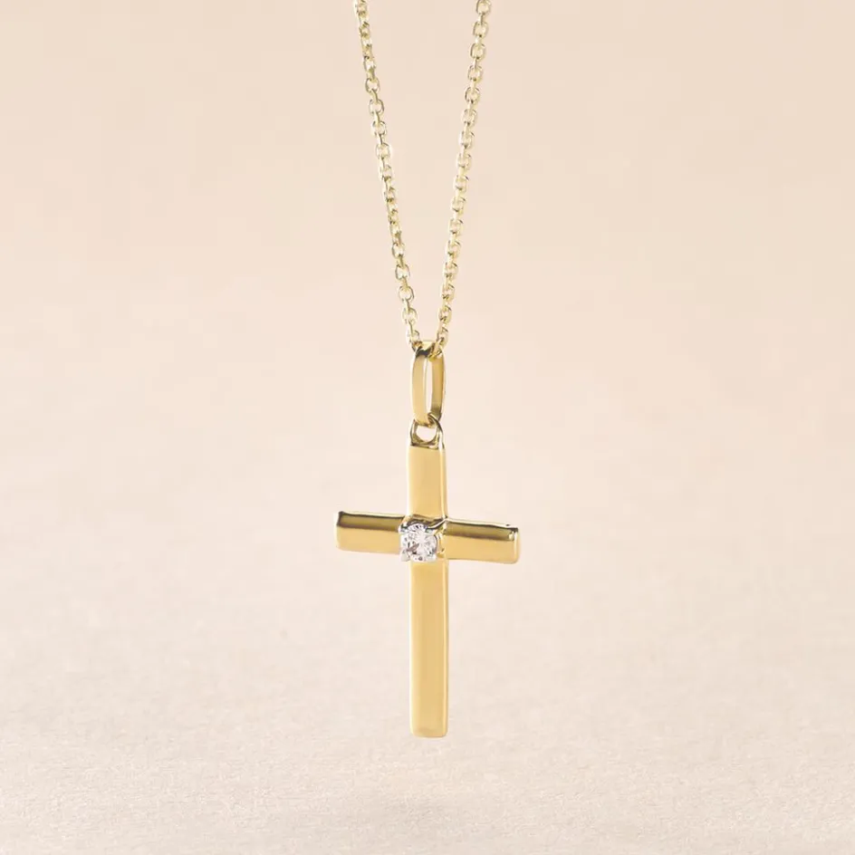 Histoire d'Or Pendentif Cornell Or Jaune Oxyde De Zirconium* Pendentifs|Pendentifs